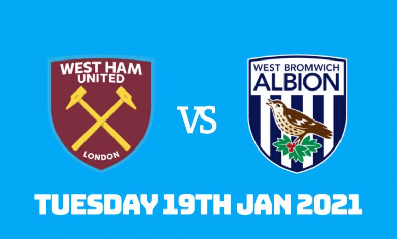 Betting Preview: West Ham vs West Bromwich Albion