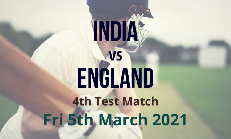 India vs England – 4th Test Match Preview & Prediction