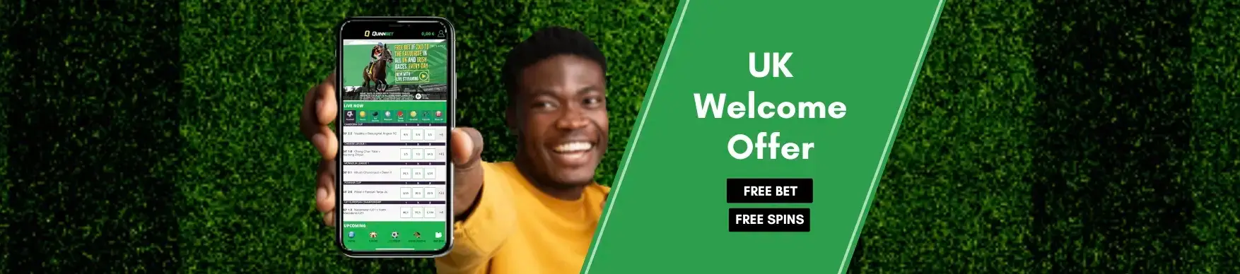 QuinnBet UK Welcome Offer